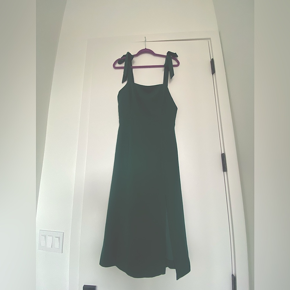 Petal & Pup Forest Green Midi Dress